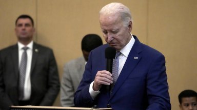 Осемдесет и една годишният Байдън който в неделя произнесе реч