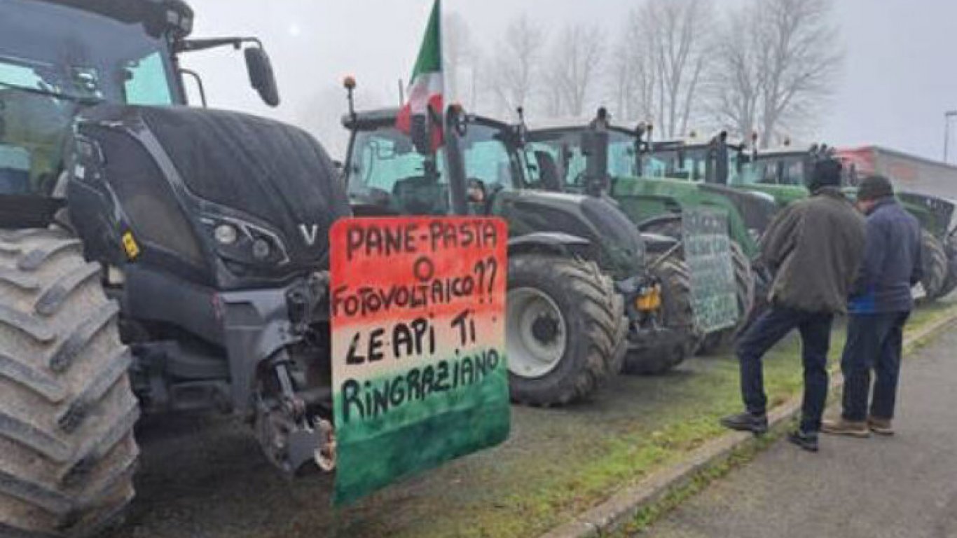 Протестът на фермерите в Италия