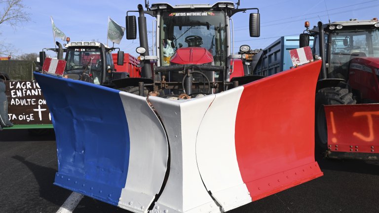 Гневът на фермерите: Протести във Франция, Белгия и Испания, Макрон иска от ЕС регулация