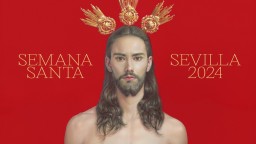 Великденски плакат, изобразяващ Христос, предизвиква критики в Испания
