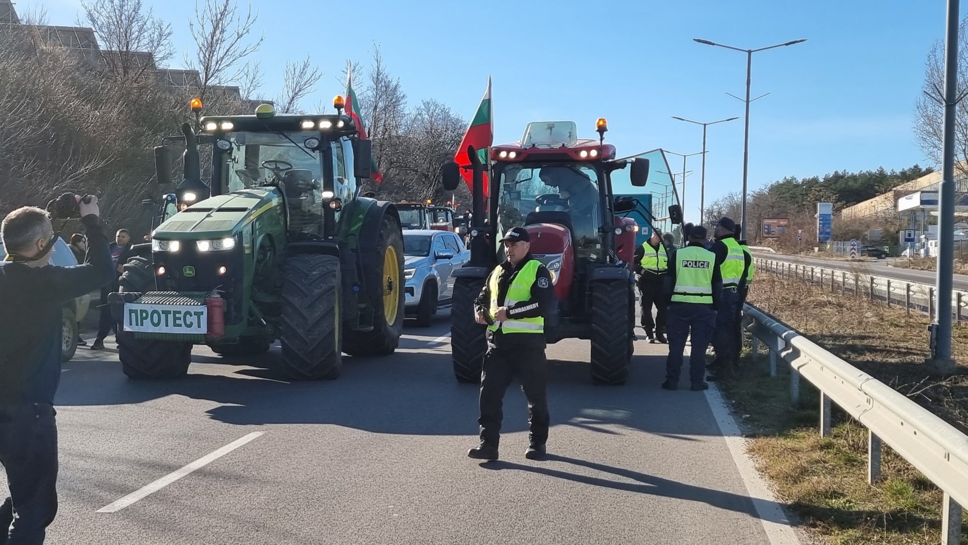 Хасково - земеделци - блокада