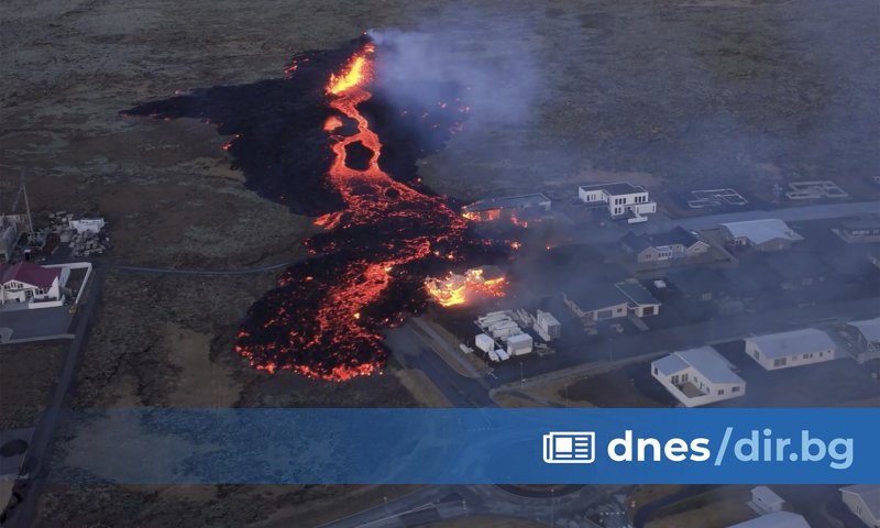 Снимка: AP/БТА Агенцията пояснява, че това е общо шестото вулканично