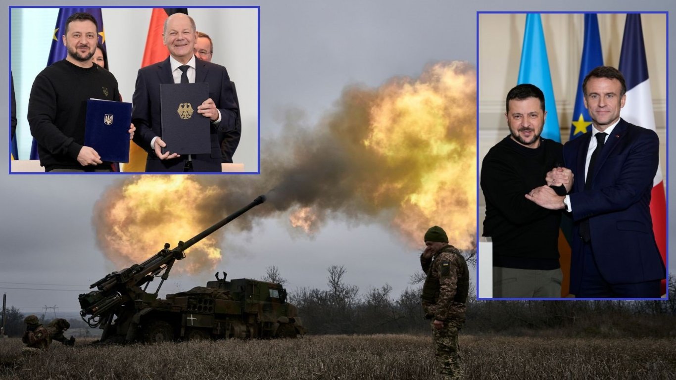 Украинската армия се изтегли от Авдеевка, Зеленски осигури помощ от Макрон и Шолц 