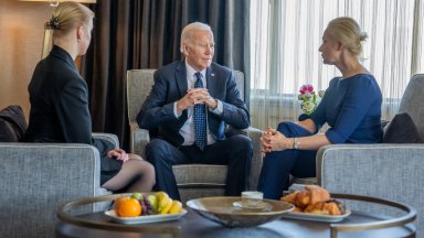 По време на срещата Байдън изрази възхищението си от изключителната