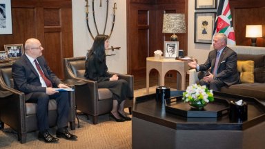 Процесът “Акаба” и иновациите са сред акцентите на разговора между Мария Габриел и краля на Йордания
