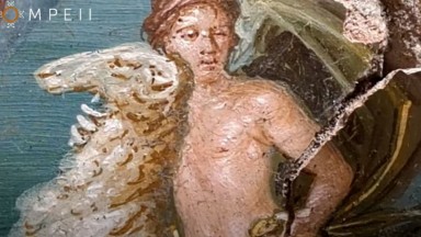 Забележителни фрески са открити при разкопки в Помпей