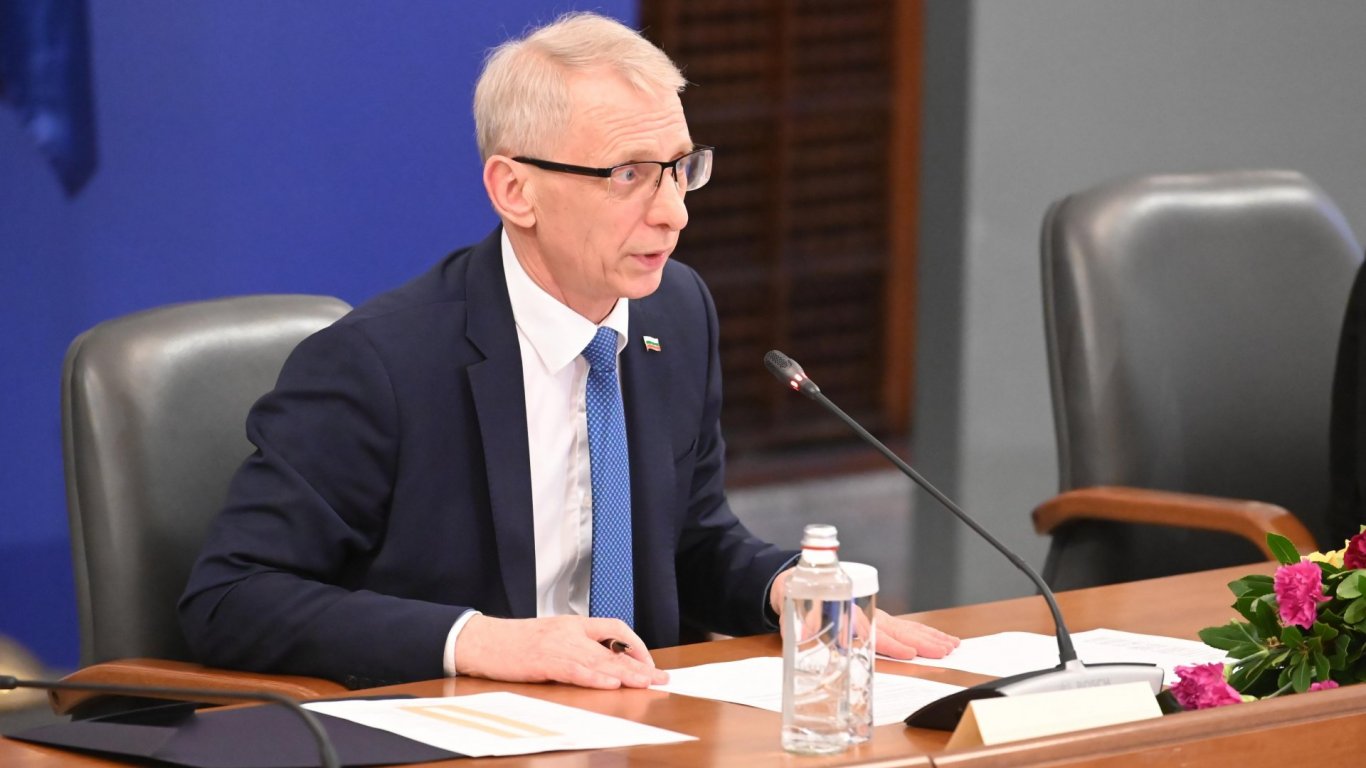 Премиерът в оставка Николай Денков