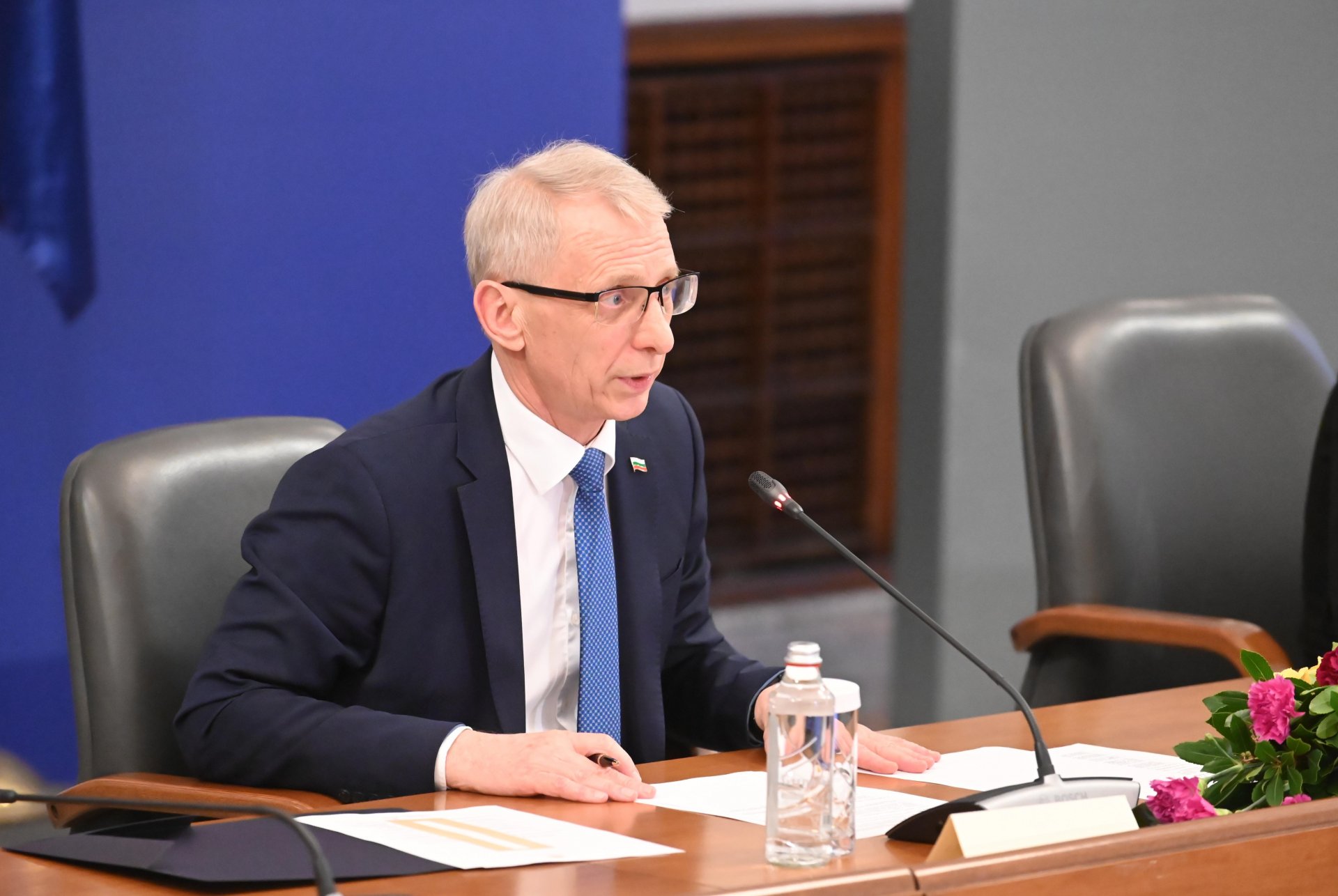Премиерът в оставка Николай Денков