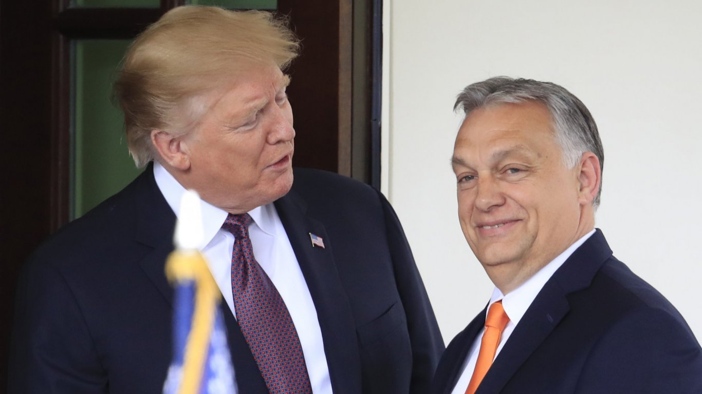 Тръмп прие Орбан и го нарече бос (видео)
