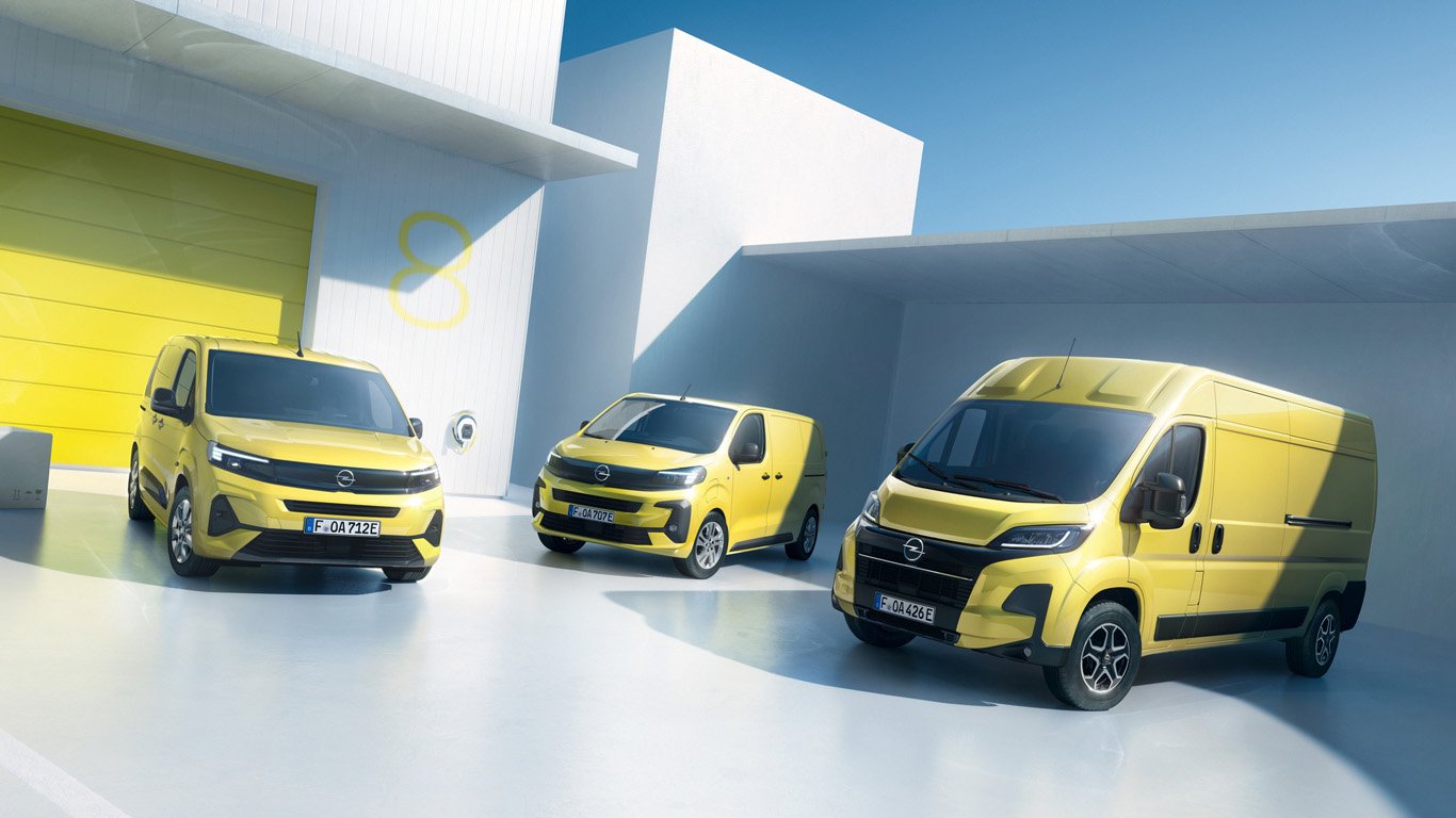 Opel Combo Cargo Electric, Vivaro, Movano Electric