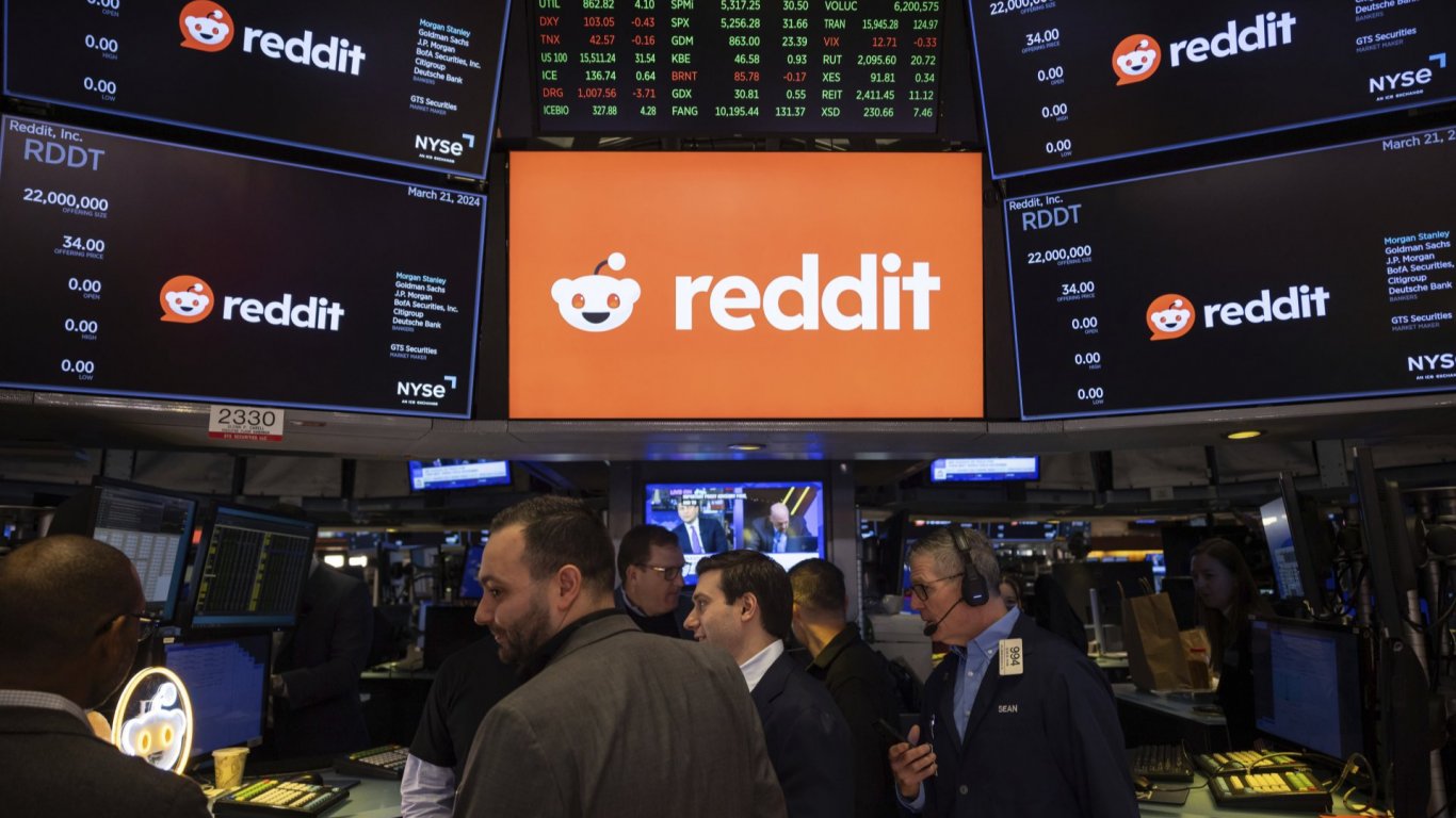 Reddit завършиха първия си ден на Уолстрийт с ръст от почти 50%