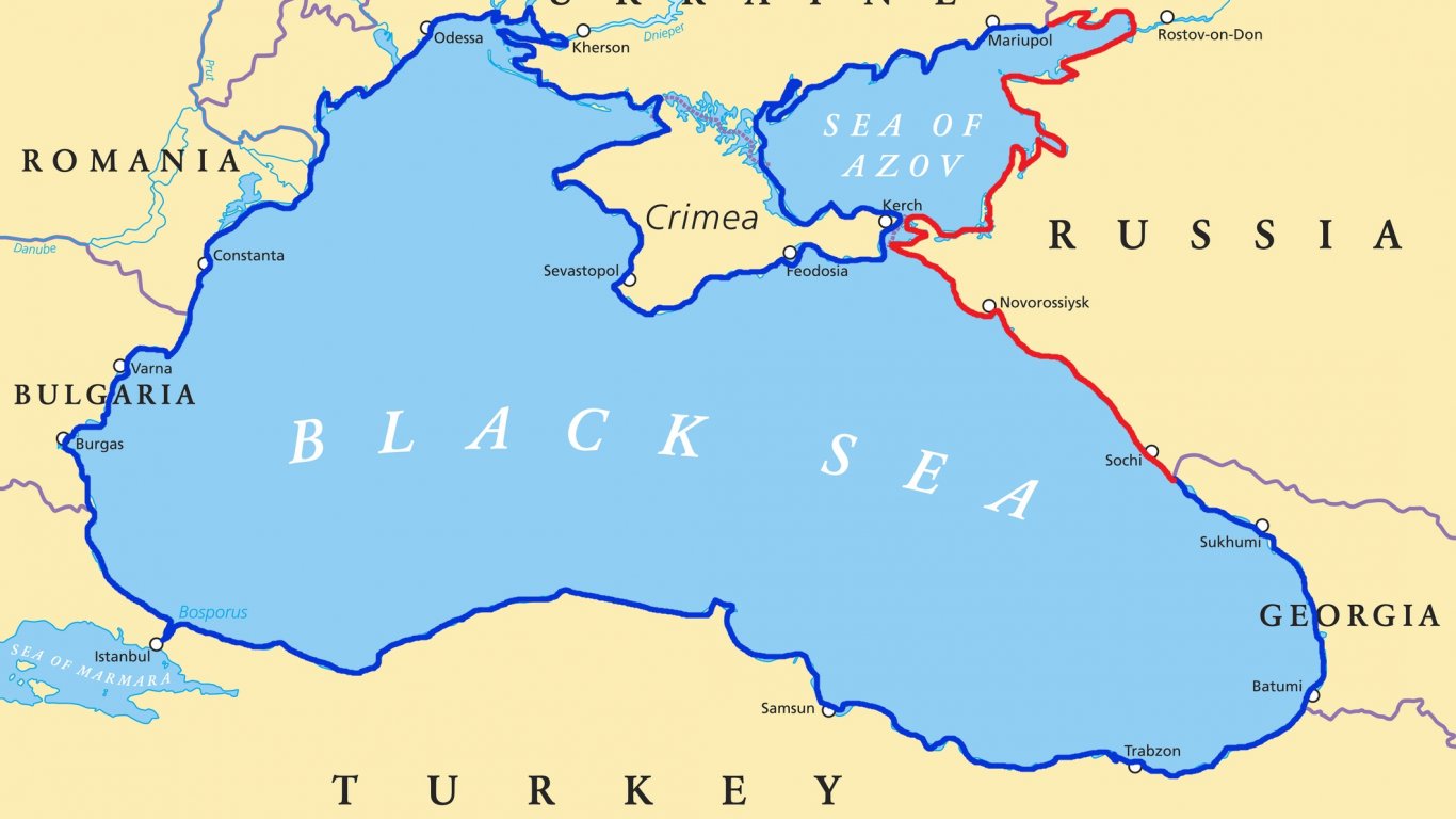  Потенциална геополитическа обстановка в Черно море при победа на Украйна и влизането ѝ, дружно с Грузия, в НАТО 