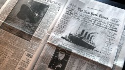 Дъската, върху която лежи Роуз в "Титаник" след потъването на кораба, бе продадена на търг