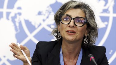 Вчера Франческа Албанезе специален докладчик на ООН за окупираните палестински