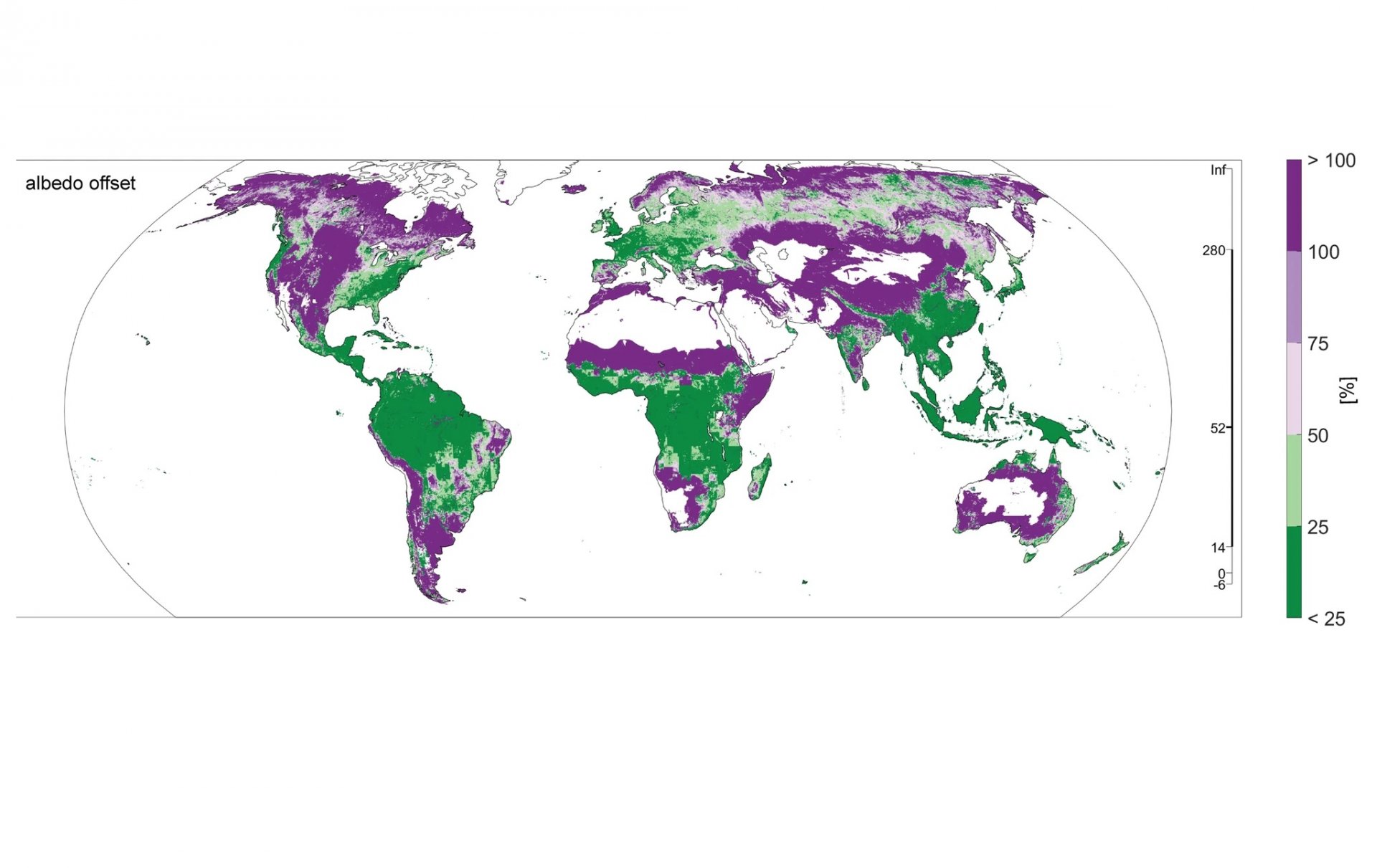 Засаждането на дървета в лилавите зони може да не донесе ползи за климата