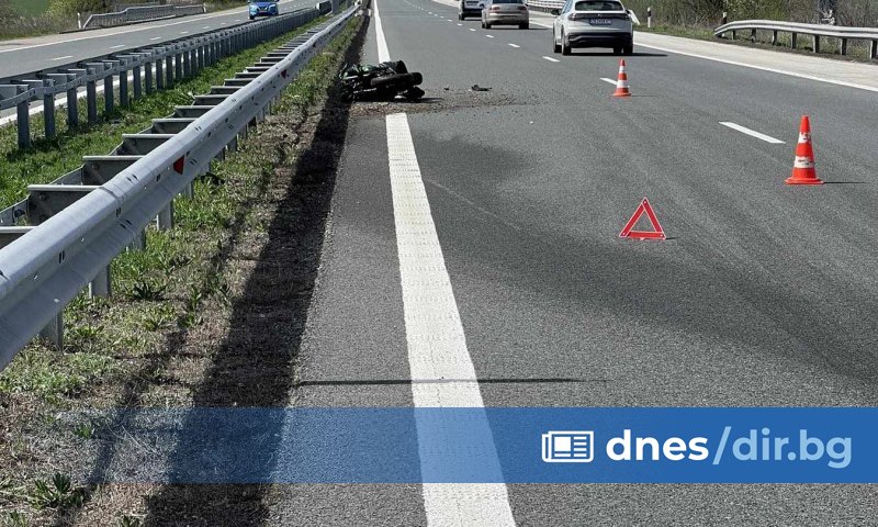 Малко преди 13 часа сигнал за самокатастрофирал мотоциклетист е приет
