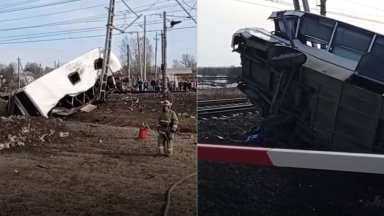 7 жертви, след като пиян железничар предизвика катастрофа между влак и автобус край Москва (видео)