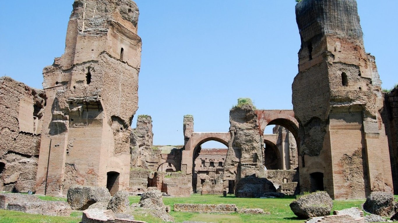 Водата се върна в древните Терми на Каракала в Рим