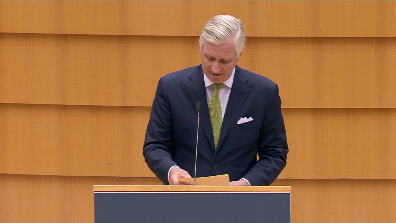 Кралят на Белгия Филип говори пред евродепутатите, като споделя пред тях свои възгледи за развитието на ЕС