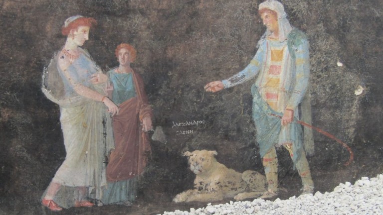 В Помпей откриха фрески, вдъхновени от Троянската война