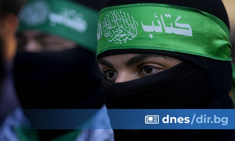 Исмаил Хания, ръководител на политическото бюро на Хамас, разговаря по