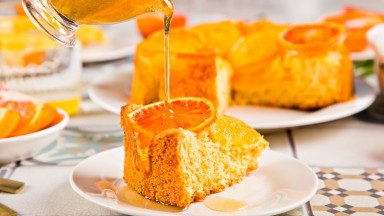 Освежаващ сладкиш с мармалад и портокали