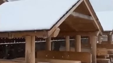 Бурята "Рената" върна зимата в Румъния (видео)