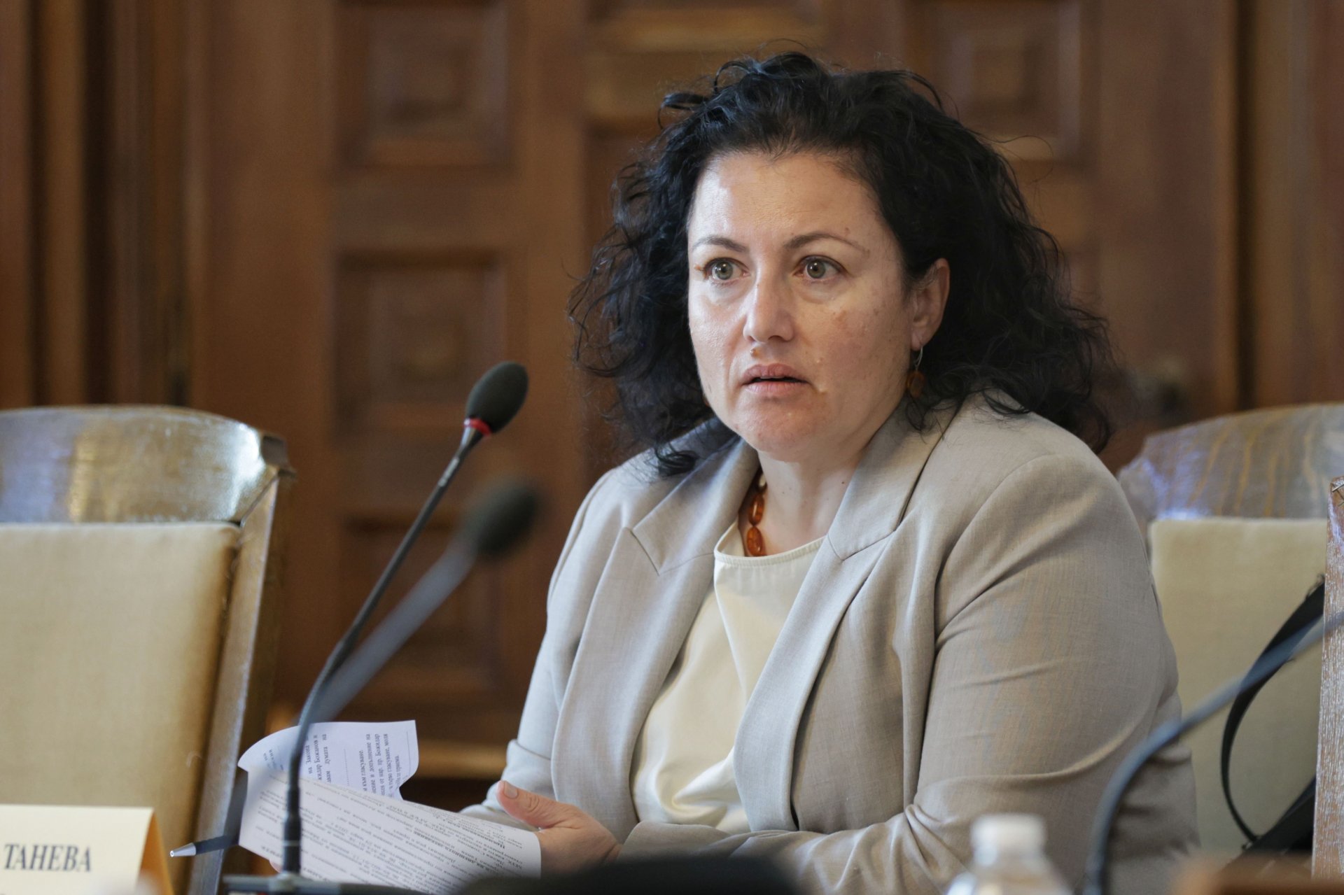 Председателят на комисията по земеделие Десислава Танева