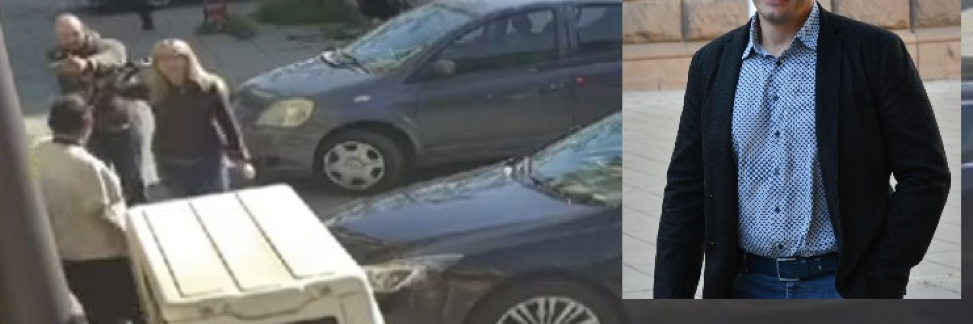 МВР публикува видеото, в което журналистът Димитър Стоянов вади пистолет на улицата