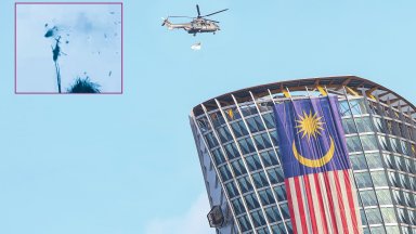 Единият от хеликоптерите AgustaWestland AW139 е бил със седем души