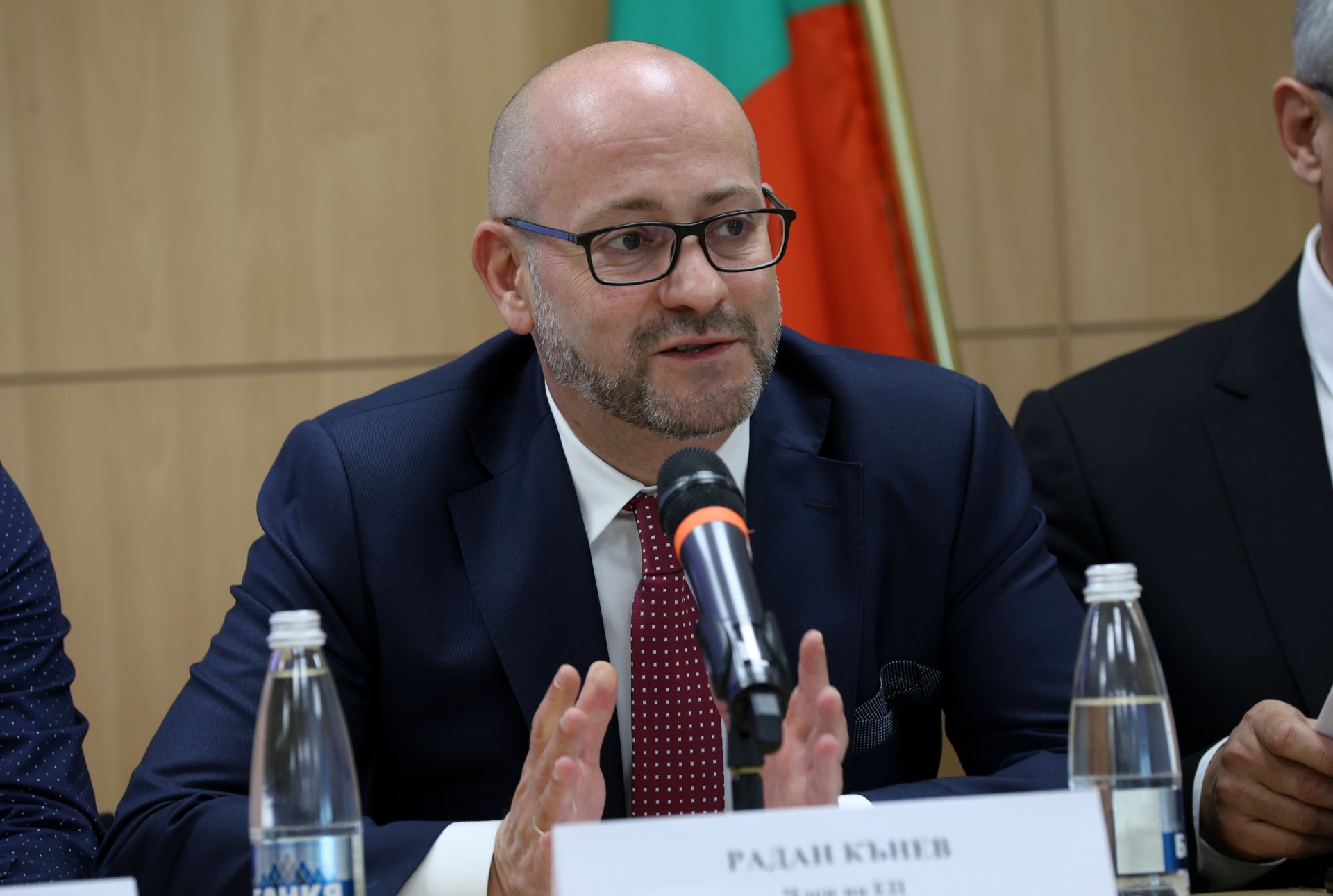 Евродепутатът Радан Кънев по време на форума