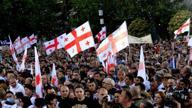 Управляващата партия Грузинска мечта която настоява за приемането на закона