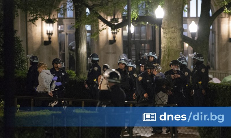 Протестът в Колумбийския университет е една от множеството демонстрации в