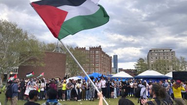 Подобен протестен палатков лагер беше създаден и във Висшето училище