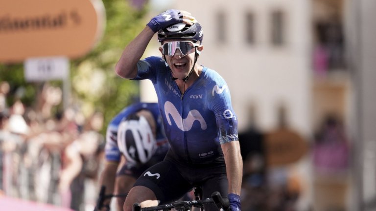 Испанец постигна паметна дебютна победа в прашния етап на Джирото
