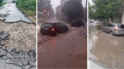След бурята в Плевен и Видин: Блокирани хора в коли, паднали дървета и наводнени домове