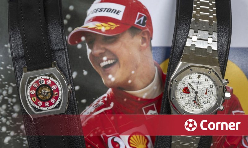 Ils ont vendu les montres de Schumacher pour 4,4 millions de dollars pour financer son traitement Ils ont vendu les montres de Schumacher pour 4,4 millions de dollars pour financer son traitement