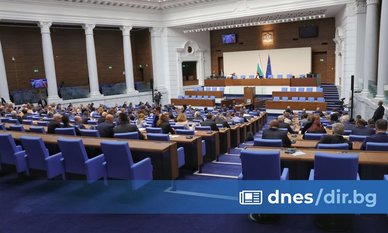 Миналата седмица председателският съвет на Народното събрание реши във вторник