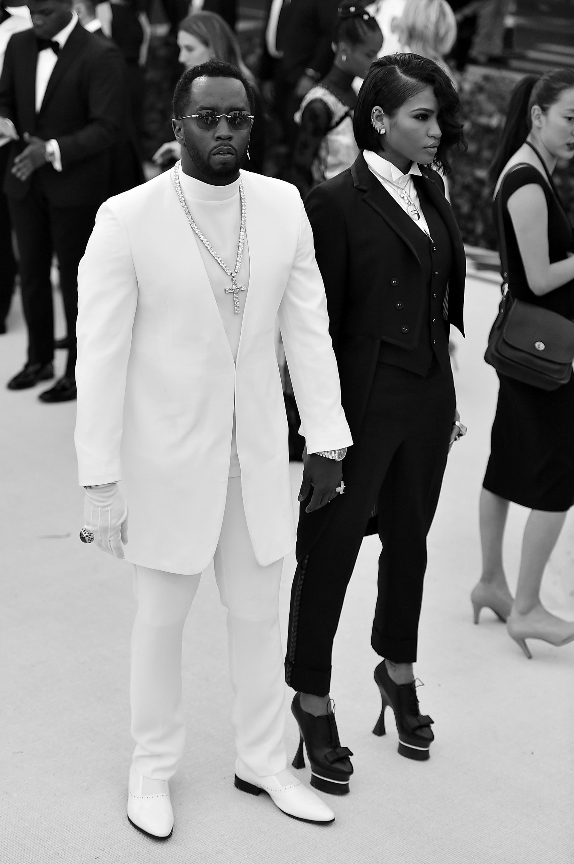 Шон Комбс с приятектаа си Cassie през 2018 година