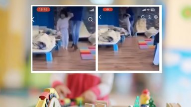 На няколко клипа качени в социалните мрежи късно снощи се