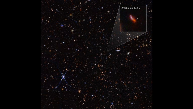 Телескопът "Джеймс Уеб" откри най-отдалечената галактика, наблюдавана някога