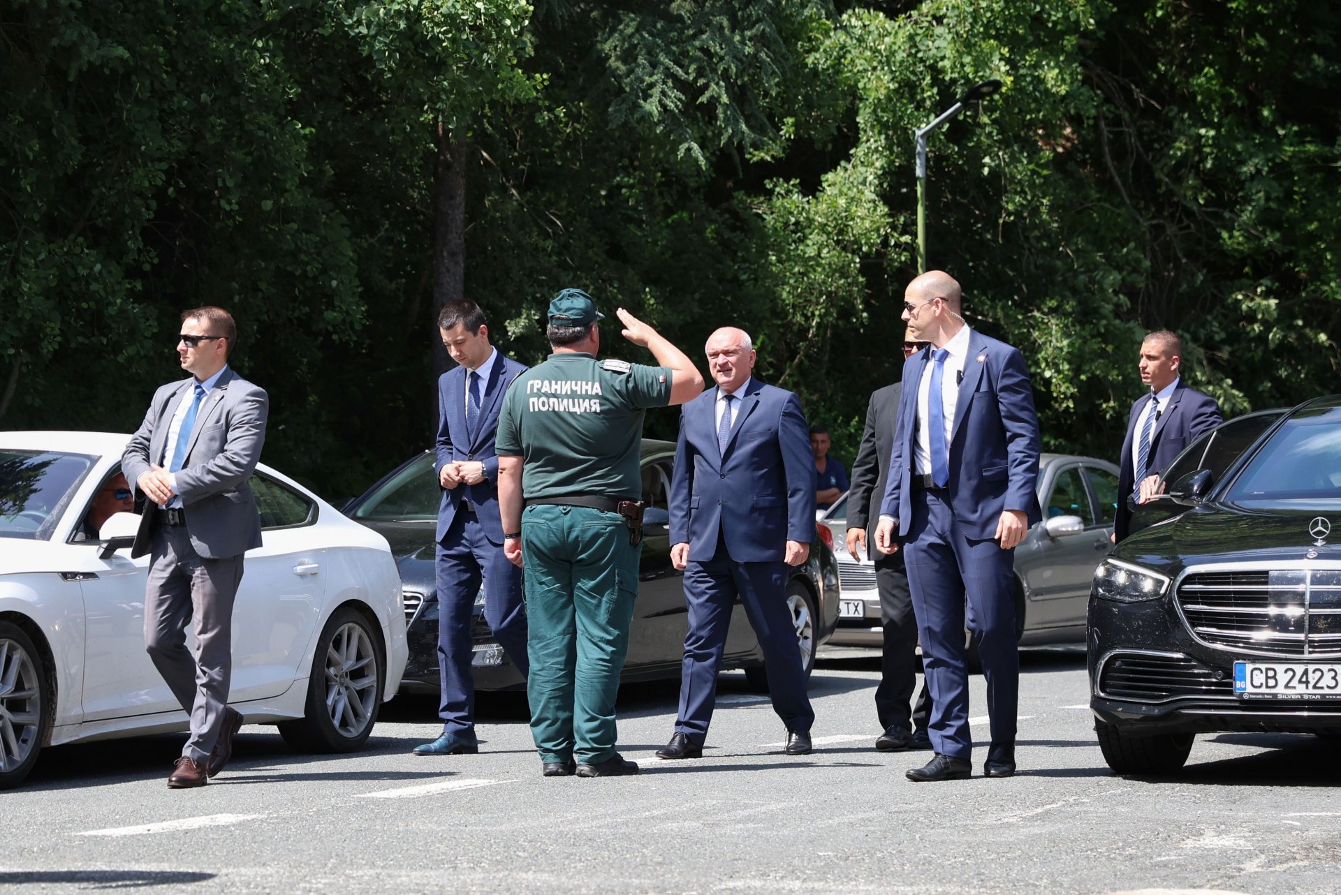 Димитър Главчев пристига на граничния пункт