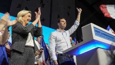 Поражение за Макрон и триумф за партията на Льо Пен на първия тур на френските избори