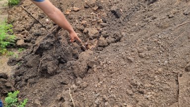 Намериха човешки кости и останки от ковчег при изкоп край строеж в Добрич