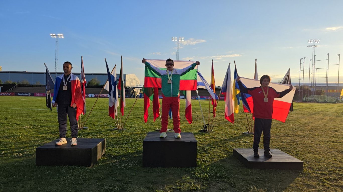 България с още 4 златни медала от Европейско по лека атлетика за хора с интелектуални затруднения
