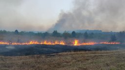 Обявиха бедствено положение в общините Харманли и Любимец заради пожарите в Сакар