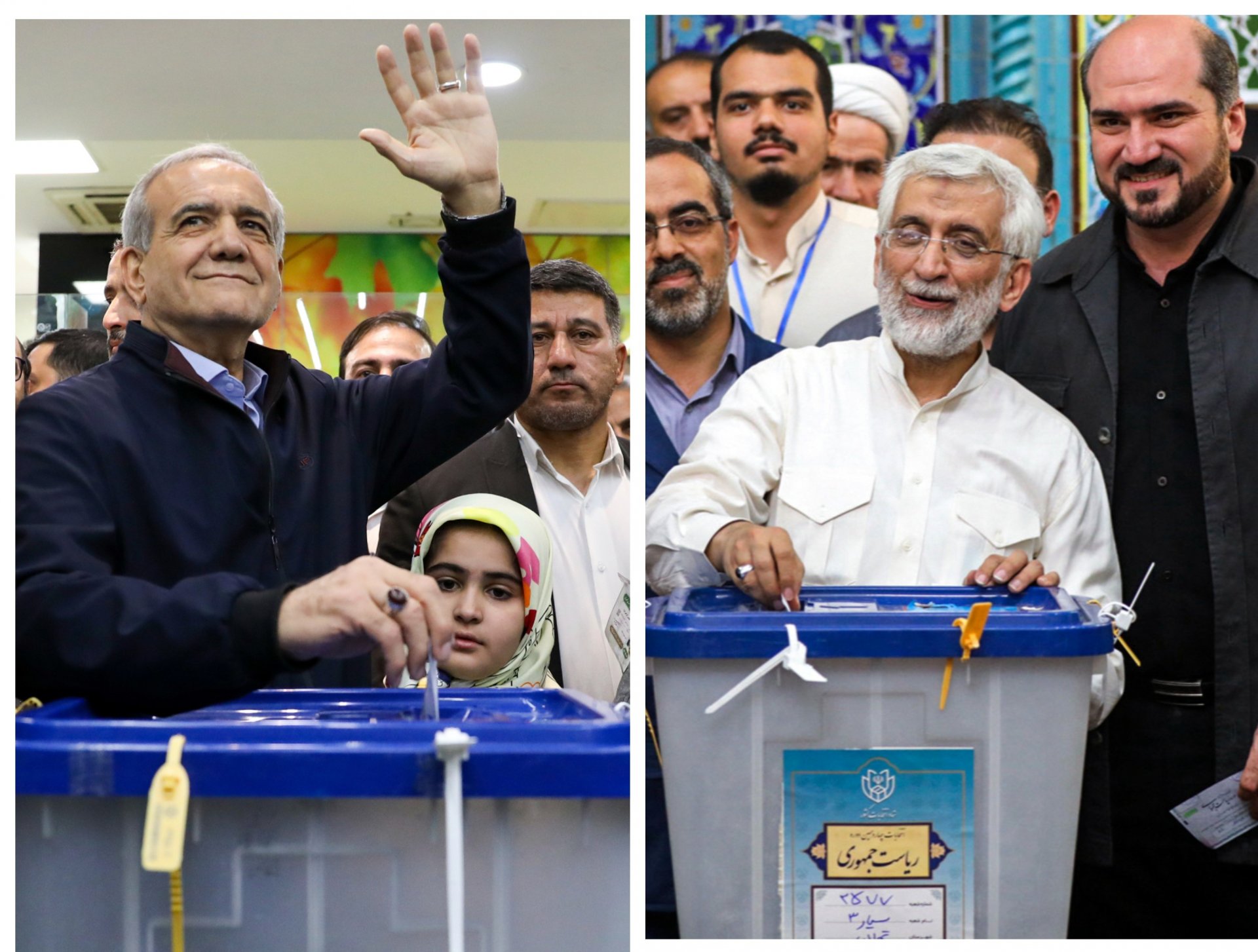 Масуд Пезешкиан и Саид Джалили отиват на балотаж за президент