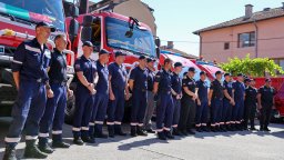 Българският модул за гасене на горски пожари замина за Гърция (снимки)