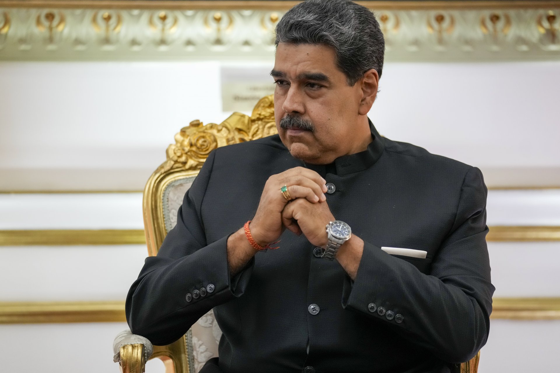 Мадуро в президентския дворец Мирафлорес, Каракас, 20 февруари 2024 г. 