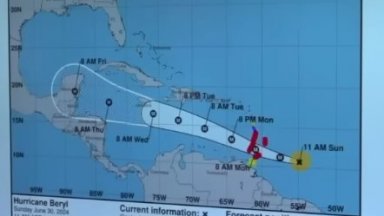 След опустошения на Карибите: Ураганът "Берил“ се насочи към Ямайка и Каймановите острови